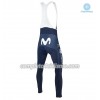 Completo Maglia ML + Pantaloncino con bretelle ML 2018 Movistar Team N001 Winter Invernale